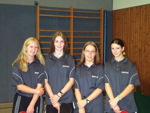 Mannschaftsfoto Mädchen I - Bezirksliga - 2002/2003